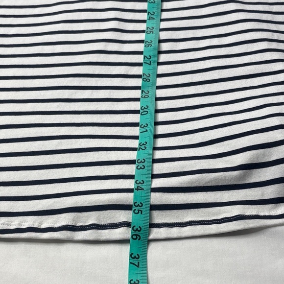 💙 Duffield Lane Striped Short sleeve Dress Women’s Large NWT Cotton Spandex 💙 - Picture 11 of 12